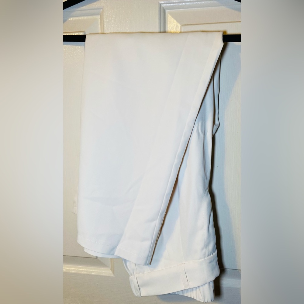 Women’s Cream Colored Dress Wide Leg Capris, L
